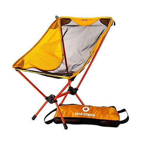 Chaises de jardin pliantes légères orange avec sac de transport - 7