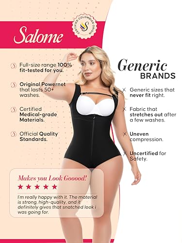 Image of Salome Butt Lifting Shapewear Post Surgery Compression Garment | Stage 2 Open Bust Body Shaper for Women