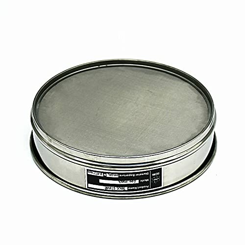 Testez Tamis de Laboratoire Sampling Inspection Pharmacopeia Tamis Standard Tous 304 Sus Sieve Diam.Apertuture de 20 cm 400 Mesh 0.0385 mm