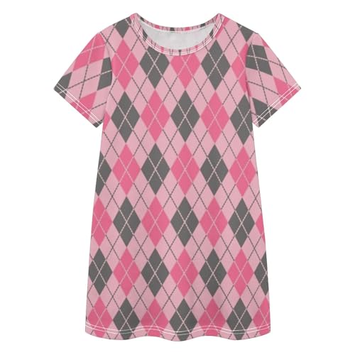 Vestido de verano para niñas con estampado a cuadros en tallas de 2 a 8 años
