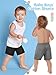Resinta 4 Pack Baby Boys' Cotton Shorts Baby Casual Shorts Soft Toddler Baby Boys' Pull-On Shorts