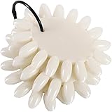 160 STÜCK/SET WEISSE KÜNSTLICHE NAGELKUNST-SPITZEN, DISPLAY-RAD, NAGELKUNST-PALETTENRÄDER, ACRYL, DIY-NAGELKUNST, ÜBUNGSRING, ÜBUNGSPALETTE, SCHAUKEL, NAGELKUNST-WERKZEUGE