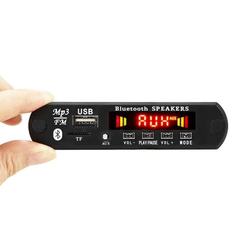 25W 12V Amplifier MP3 Player Decoder Board Bluetooth 5.0 50W Car FM Transmitter