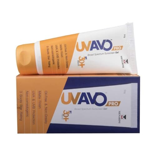 COSMOSHINE Uvavo Pro Spf 30+ Broad Spectrum Sunscreen Gel With Ir Protection-50Gm, All Skin Type