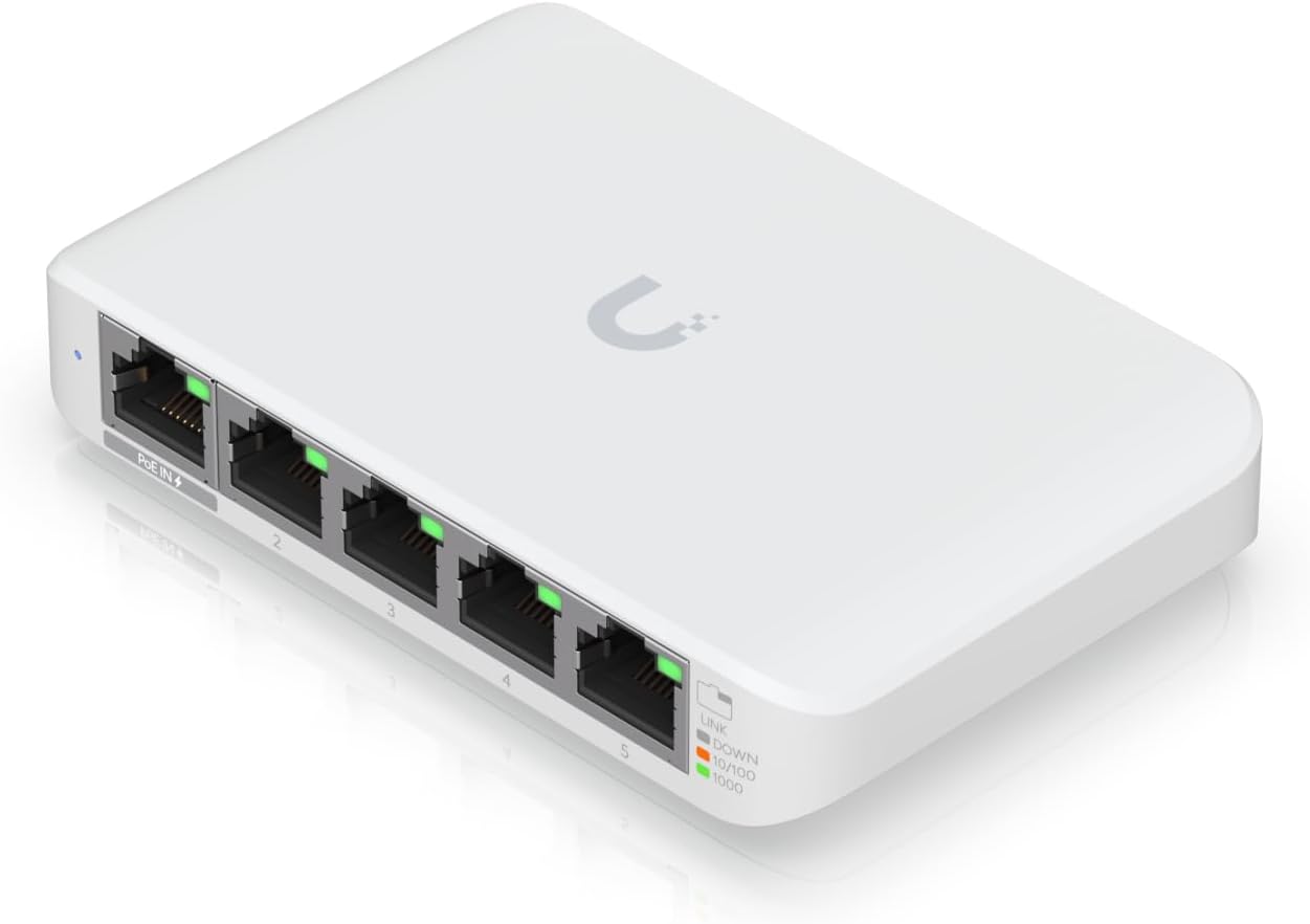 Ubiquiti [3-Pack] UniFi Switch Flex Mini | Managed 5-Port Gigabit Switch (USW-Flex-Mini-3)