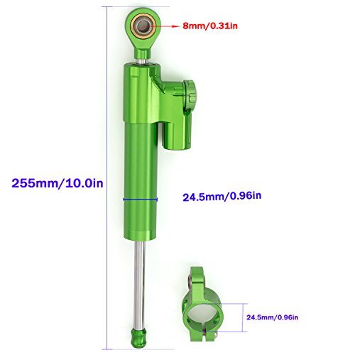 Amortiguador de dirección ajustable de alta precisión para Ninja 300 2