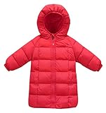 Baby Kids Down Long Coat Long Comfortable Thick Jacket Soft Winter Hooded Outerwear Windproof...