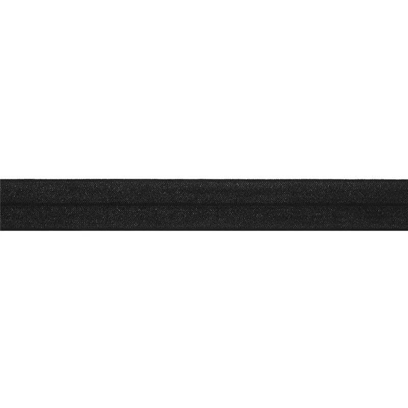 Rouleau de 50 yards de ruban élastique en satin et élasthanne brillant et solide de 2,5 cm (1 pouce) de 25 mm, pour cheveux, robe, couture, blanc, 50 yards