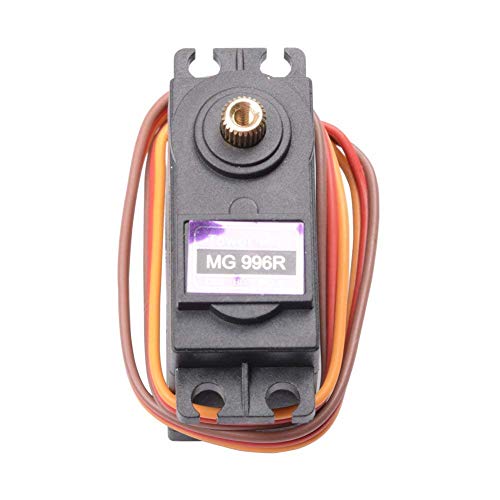 Image of REES52 360 MG996R Servo Motor | MG996 Servo Motor | Metal Gear Servo High Torque Digital Servo with Arm Horn | 360 Degree Servo Motor Robot Servo for Futaba