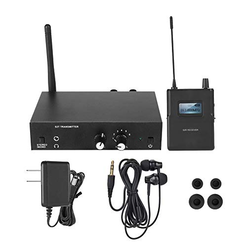 Vbestlife Sistema de monitor estéreo sem fio ANLEON S2 UHF 863 – 865 MHZ, para cantores e músicos, c