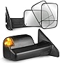 MOSTPLUS Power Heated Towing Mirrors Compatible for 02-08 Dodge Ram 1500 2500 3500 W/Turn Signal Light (Set of 2)(THIS ITEM WILL REQUIRE FURTHER MODIFICATION)