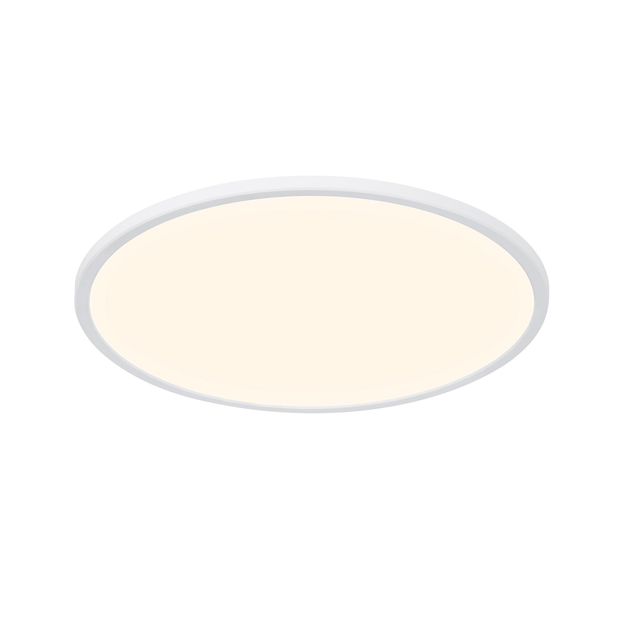 Nordlux Oja Ceiling Light White Plastic LED IP54 3000/4000k Mains 42cm