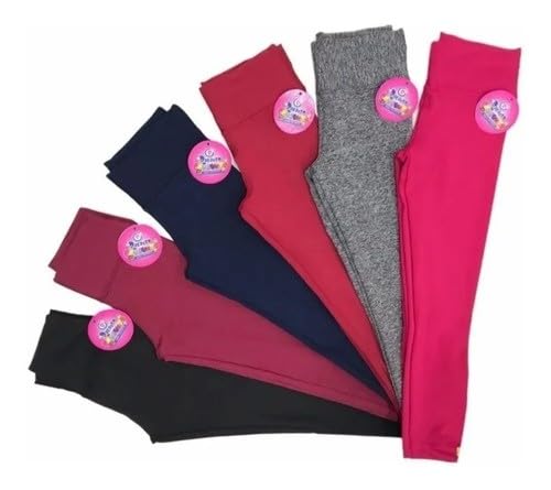 Kit 3 Calças Leggings Leg Infanto Juvenil Feminina Menina (14)