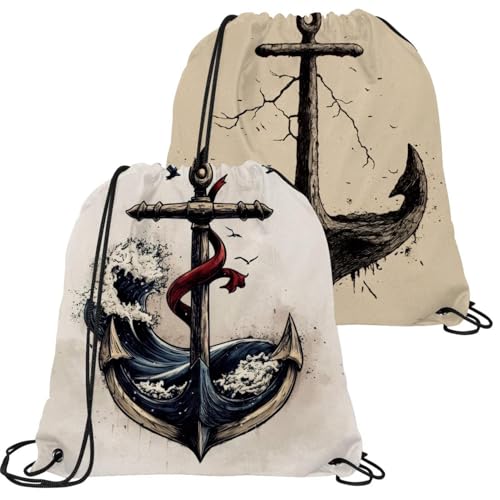 Sac à dos avec cordon de serrage étanche lot de 2 pour le sport et la natation