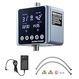 VEVOR Digital Smart Instant Hot Water Recirculating Pump Kit, with Built-in Thermostat, Timer, Digital Screen, Under Sink Recirculation Circulation Circulator Pump System, for House Water Heaters