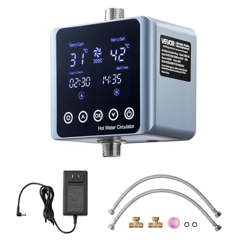 VEVOR Digital Smart Instant Hot Water Recirculating Pump Kit...