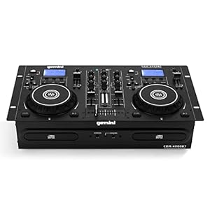 Gemini CDM4000BT – DJ Doppel-CD-Player mit Bluetooth und USB