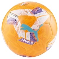 PUMA Balón de fútbol Orbita LaLiga 1 híbrido 5 Fluo Orange Multicolor