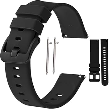 Pulseira Amaz Compativel Fit GTS 4 / GTS 2 MINI/GTR MINI 20mm Silicone Pino Encaixe Perfeito Ajustavel Confortavel