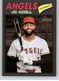 2026 Topps Heritage Dark Gray Border Baseball Card #42 Jo Adell Los Angeles Angels