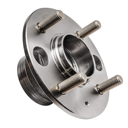 Image of Detroit Axle - Pair Rear Wheel Bearing and Hubs Assembly with 4-Lug for Honda Civic 1992-1995 /1999-2000, Civic del Sol 1993-1997 & Acura Integra 1994-1997, with Rear Disc, 512034