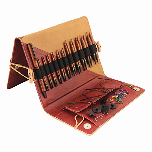 KnitPro Ginger Regal Interchangeable Needle Set 4 (10cm) | 11 US Sizes (4 to 17)