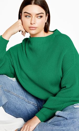 Image of City Chic Women's Plus Size Sweater - Angel Sleeve