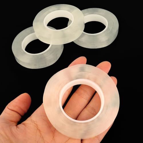 4Pcs Clean Flower Floral Waterproof Floral Tape for Bouquet Stem Arranging