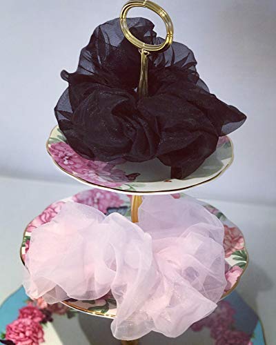 Anya Accessories Oversized Scrunchie | Extra Large Organza Look Hair Tie thumb #8