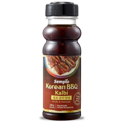 Sempio Korean BBQ Kalbi Soy & Garlic Marinade, 17.63oz / 500g
