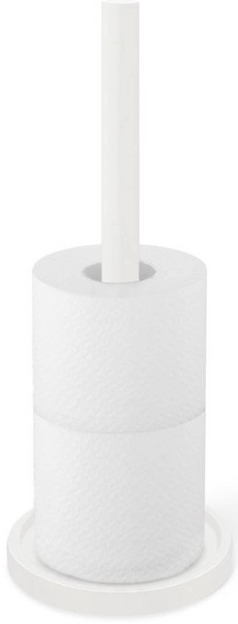 ZACK Edelstahl Ersatz-Toilettenpapierhalter MIMO WC-Rollenhalter weiß 40130