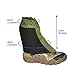 Vistnale Low Ankle Gaiters Elastic Anti Scratch Canvas Ankle Gaiters for Hiking Green 1Pair