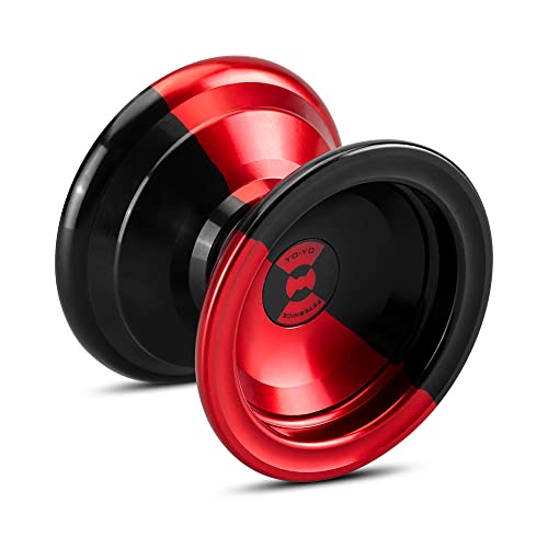 FETESNICE Yoyo Unresponsive, Professional Yoyo for Advanced Players , Aluminum Metal Yoyo Gift for Adults with Yoyo Bag, Strings and Accessories