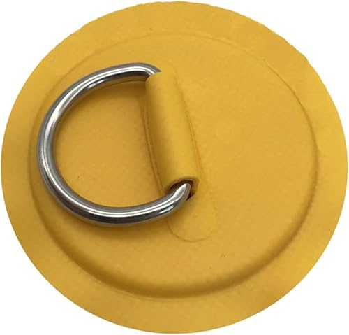 Miniatura 2 de 6 piezas PadPatch D Anillos para PVC inflable barco canoa balsa de acero inoxidable D-Ring Dinghy Kayak tabla de surf