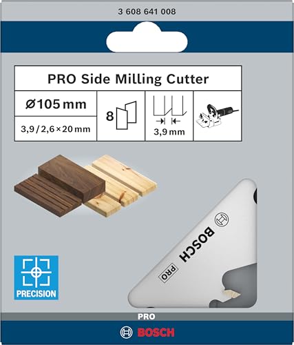 Foto von Bosch Accessories Professional Zubehör 3608641008 Scheibenfräser 8, 20 mm, 4 mm