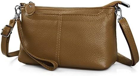 befen Crossbody bags for Women,Small Leather Cross Body Phone Purses White Bag Ladies Handbags & Shoulder bags, Envelope Wristlet Clutch Wallet with Wrist Strap