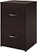 Ameriwood Home Core 2 Drawer File Cabinet, Espresso