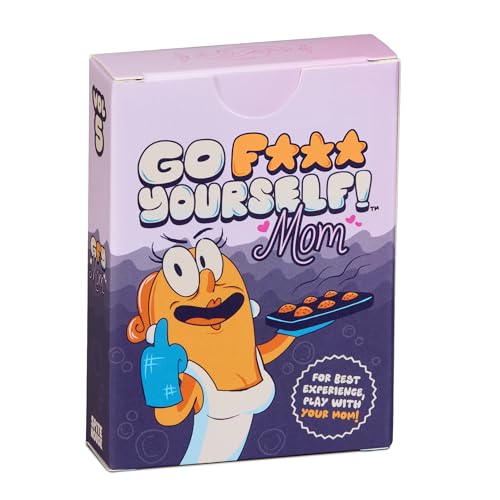 Go F Yourself Mom! Grown Up Go Fish Card Game, Funny Gag Gift Card Deck