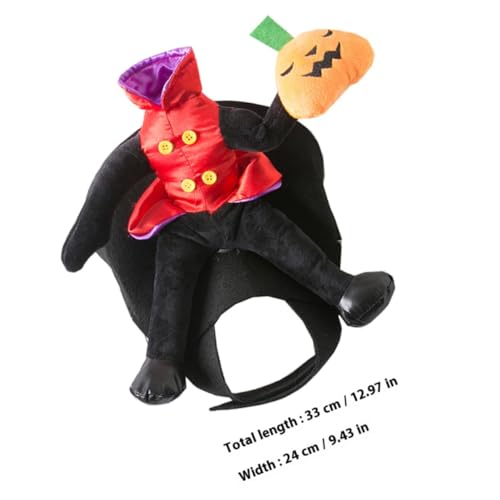 Disfraz Halloween Calabaza para Perros y Gatos M miniatura 2