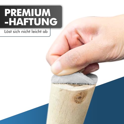 shinfly Filzgleiter Selbstklebend 4mm Dicker, Filz Selbstklebend Möbelgleiter, Filzgleiter für Stühle Möbel, Schneiden Sie Jede Form, 100cm*10cm+100cm*5cm+100cm*2cm, Stark Klebendes Anti-Rutsch, Grau