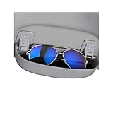 SXCY for 2022-2024 2025 Hyundai Tucson/Ioniq 5 Glasses Holder Box Fit 2022-2024 2025 Hyundai Tucson/Ioniq 5 Accessories Sunglasses Case Holder Driver/Passenger Side Overhead Grab Handle Storage(Grey)