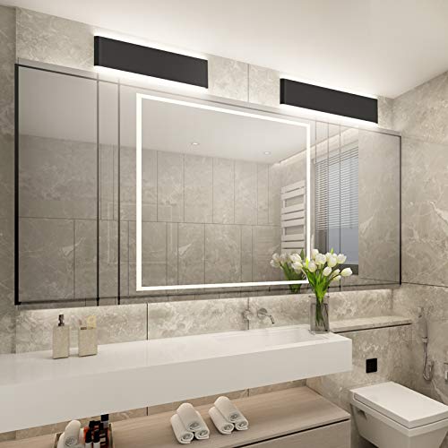 Aipsun 24In/20W Matte Black Modern Vanity Light Up And Down Led Vanity Light For Bathroom Wall Lighting Fixtures (Cool White 5000K) #TOP2