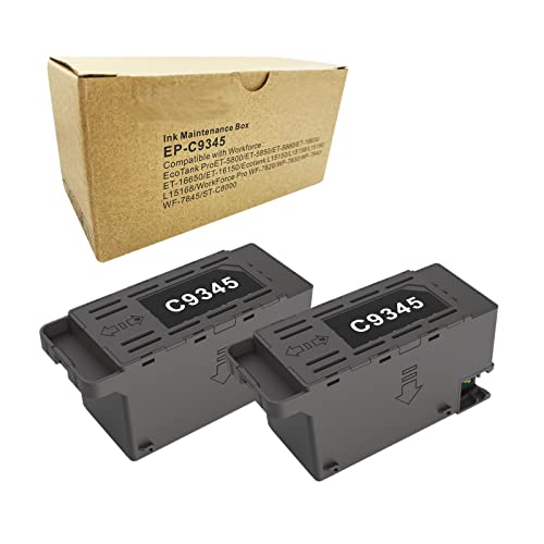 COCADEEX Boîte d'entretien d'encre remanufacturée de Rechange pour C9345 ou C12C934591, Fonctionne avec ET-5800 ET-5850 ET-5880 ET-16600 ET-16650 ST-C8000 L15150 L15160 WF-7820 WF-7840 Imprimante Cover