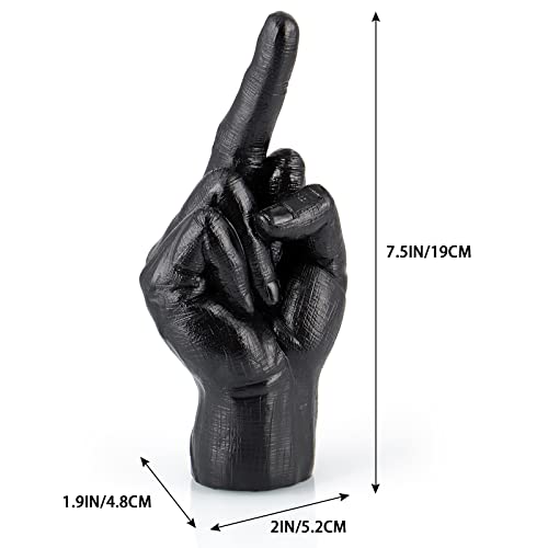 Moligou Hand Gesture Desk Statues, Finger Sculpture Decor, Hand Statue Decor For Living Room, Shelf #TOP2