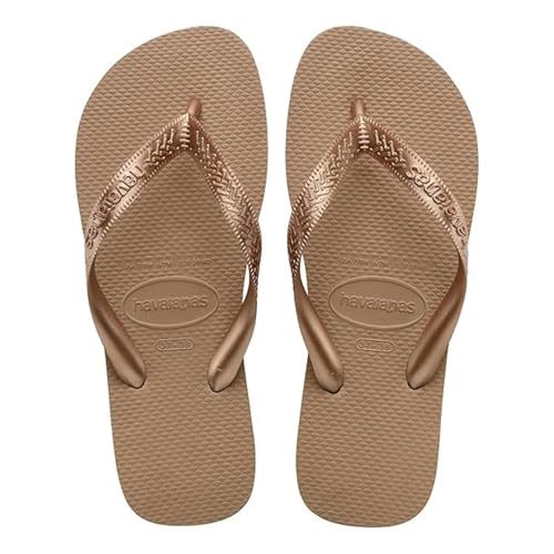 Havaianas Top Tiras Women Flip Flop Rose Gold 5 UK