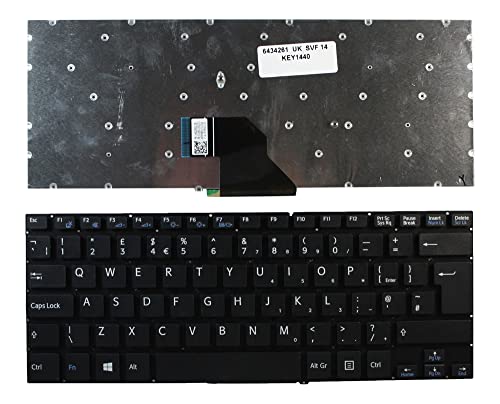 Clavier PC portable Sony Vaio SVF1421P2EB Keyboards4Laptops pour panne