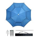 【Rotation 360】 équipée de tout ressort réglable. Lorsque vous pêchez et actif dans la nature, ne vous embêtez pas à changer la position du parapluie et à le garder hors de la lumière directe du soleil. Vous pouvez profiter de la teinte fraîche jusqu'au coucher du soleil
