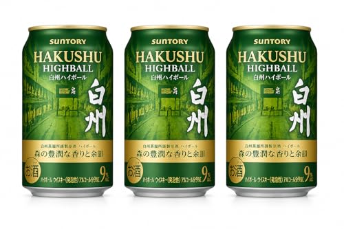 サントリー プレミアム ハイボール 白州 森の豊潤な香りと余韻 350ml (3本セット)