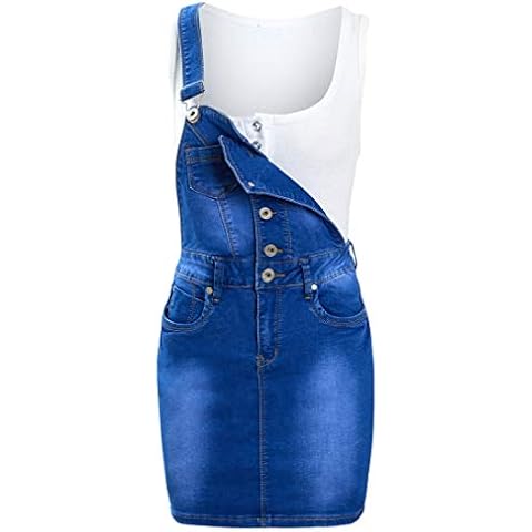 Salopette SS7 en jean femme Cover