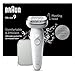 Braun Silk-épil 9 Depilatore Donna, Epilatore Elettrico Donna Con Testina Flessibile Per Una Epilazione Semplice, Wet & Dry, Pelle Liscia a Lungo, 9-011, Bianco/Argento